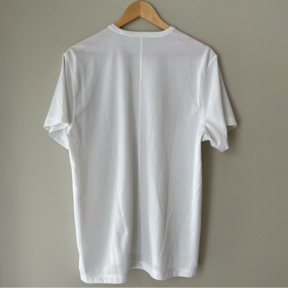 EVERLANE UNIFORM White Mesh T-Shirt Size L - Picture 4 of 6